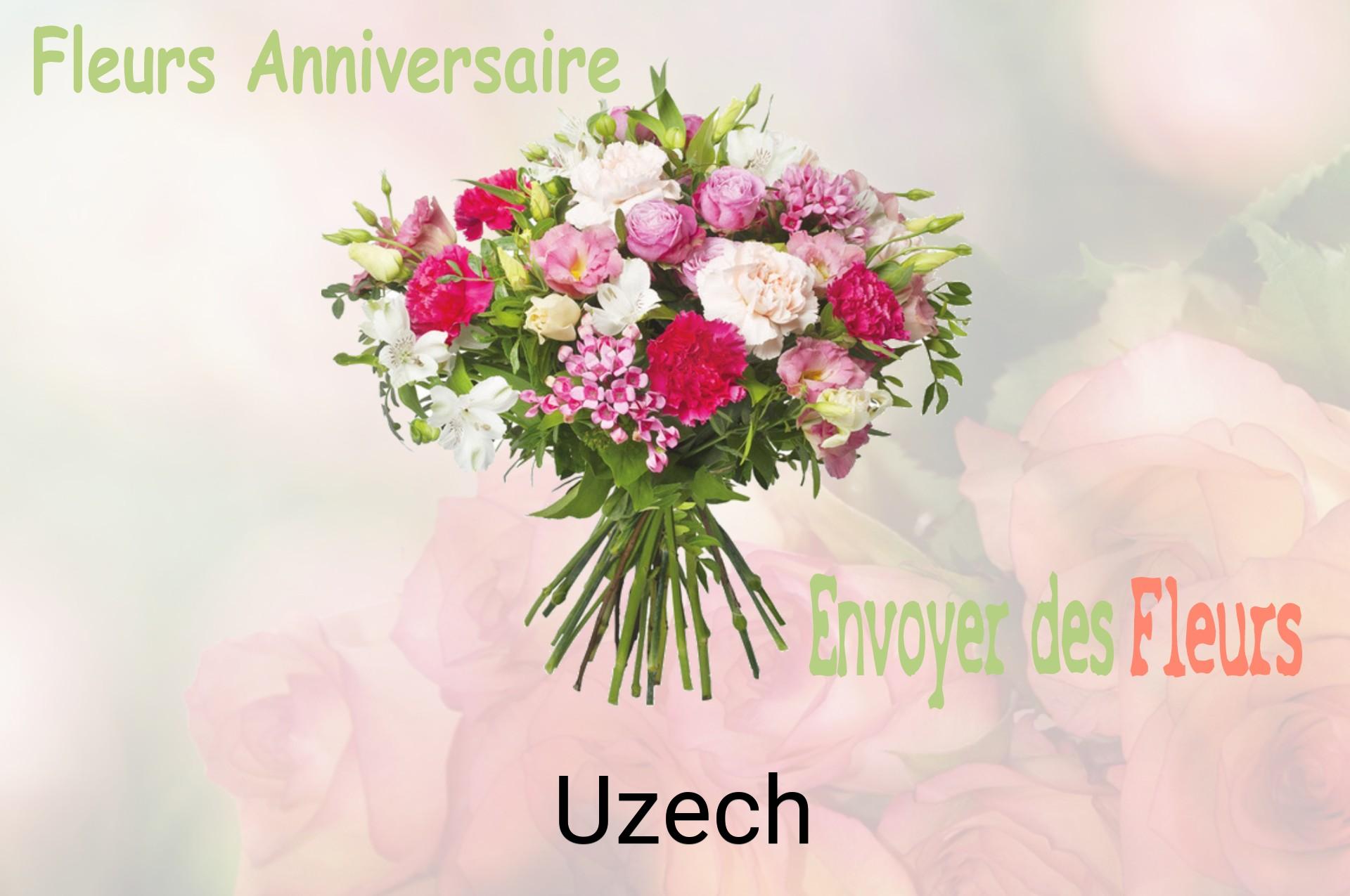 Bouquet de fleurs d’anniversaire livré à Uzech